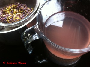 The lavender gave the lemonade a lovely subtle flavour and turned it pink
