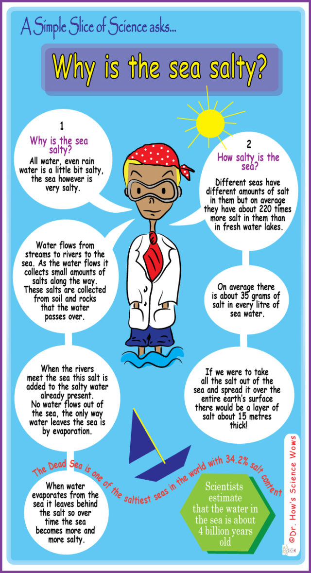 A Simple Slice Of Science Why Is The Sea Salty Dr How S Science Wows